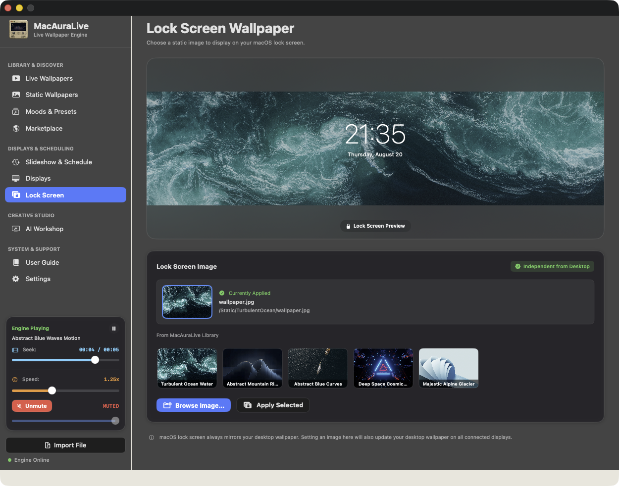 macOS Lock Screen